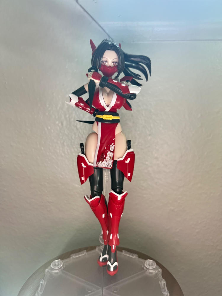 Mai Shiranui (King of Fighters) Model kit - Customer Photo From Griffin Epperson