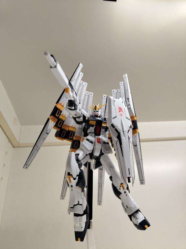 Effects Wings RG 1/144 RX-93 Nu v Gundam Double Fin Funnel EW Expansion Part - Customer Photo From Joshua Skar