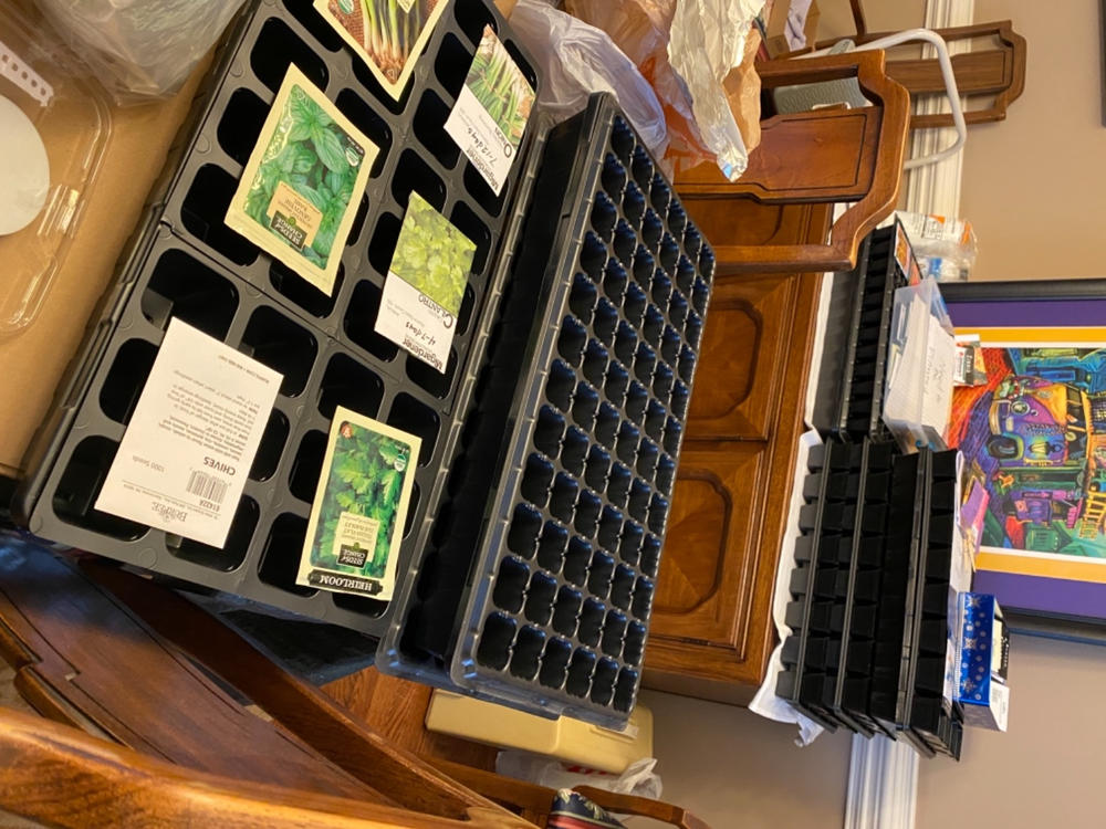 50 Cell Seed Planting Trays - Customer Photo From Anonymous