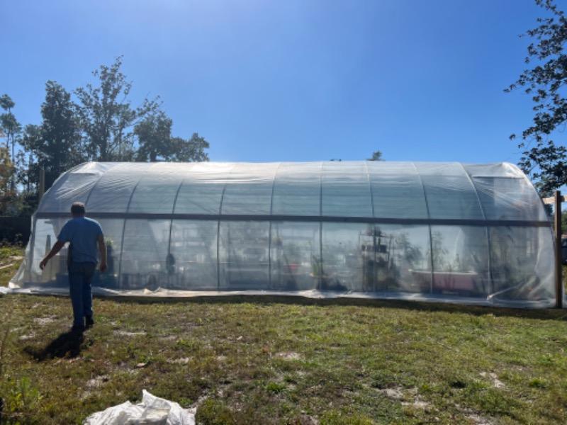 Greenhouse Plastic 6 Mil Clear - Customer Photo From DENITA MCCARTY