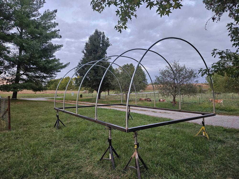 Greenhouse Arch Hoop Bender | USA Made - Customer Photo From Dusty Ray Dudek