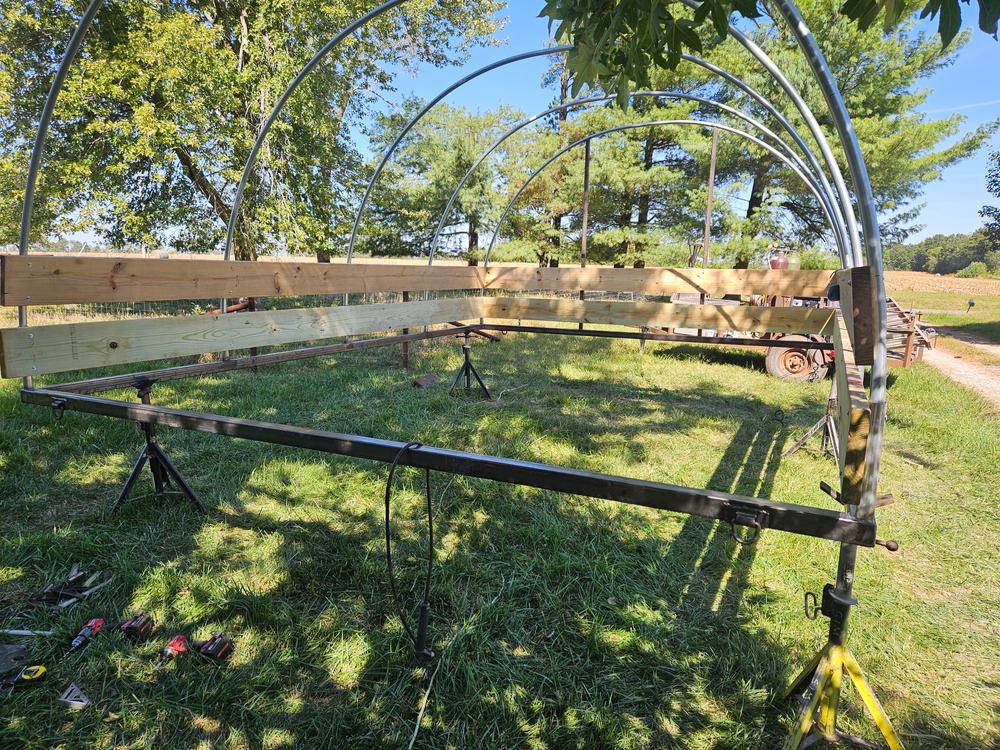 Greenhouse Arch Hoop Bender | USA Made - Customer Photo From Dusty Ray Dudek