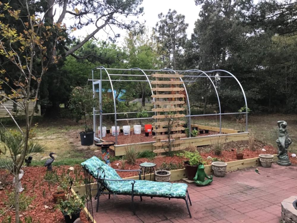 Greenhouse PVC Coated Spring Wire & Lock Channel Bundle - Customer Photo From Adam Patrick