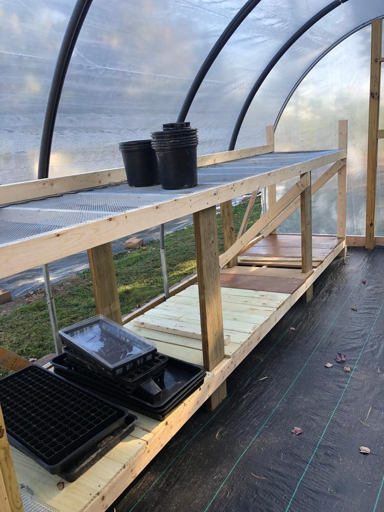 Greenhouse PVC Coated Spring Wire & Lock Channel Bundle - Customer Photo From Robert F