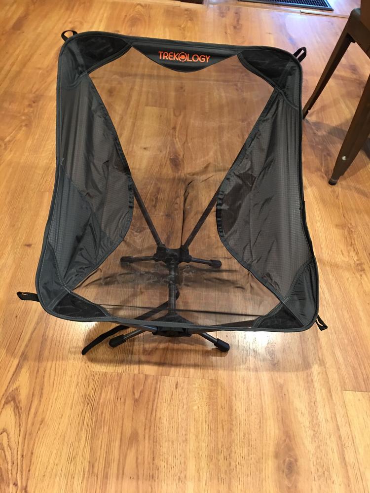 YIZI-LITE : 750g Lightweight Camping Chair - Customer Photo From barbara