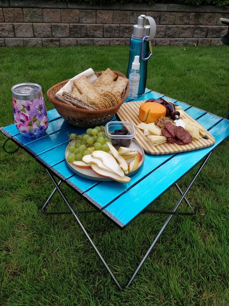 Medium TALU : Portable Camping Table with Aluminum Table Top - Customer Photo From Nadiem