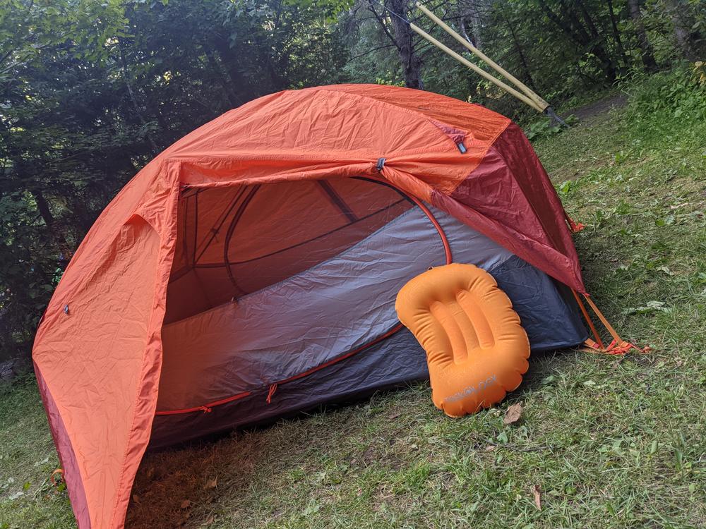 ALUFT 2.0 : Inflatable Pillow for Camping - Customer Photo From Thierry