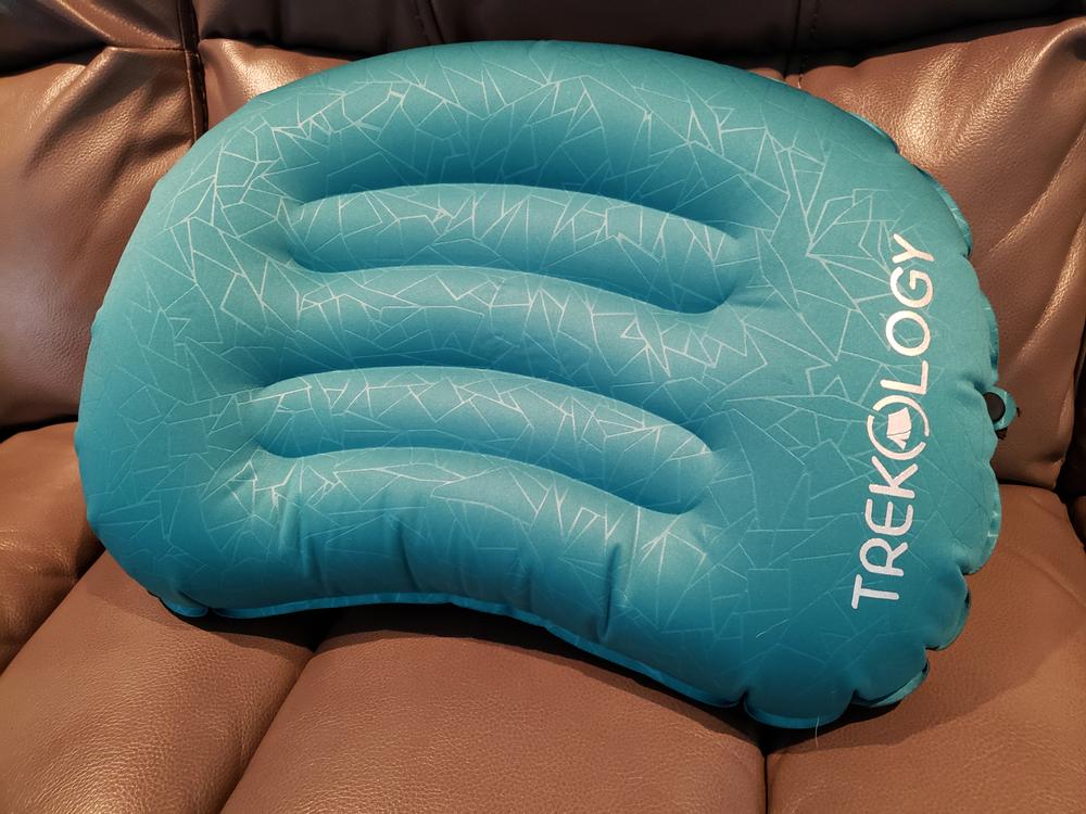 TREKOLOGY ALUFT 2.0 INFLATABLE PILLOW FOR CAMPING - Customer Photo From D. Rich