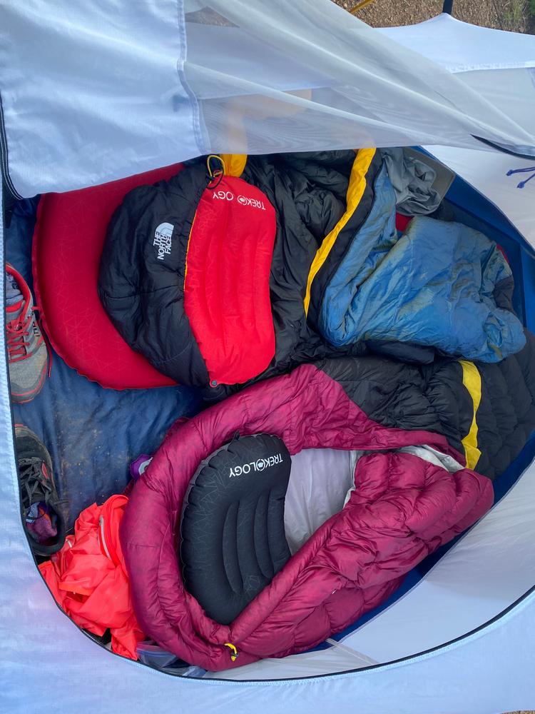 TREKOLOGY ALUFT 2.0 INFLATABLE PILLOW FOR CAMPING - Customer Photo From Paul