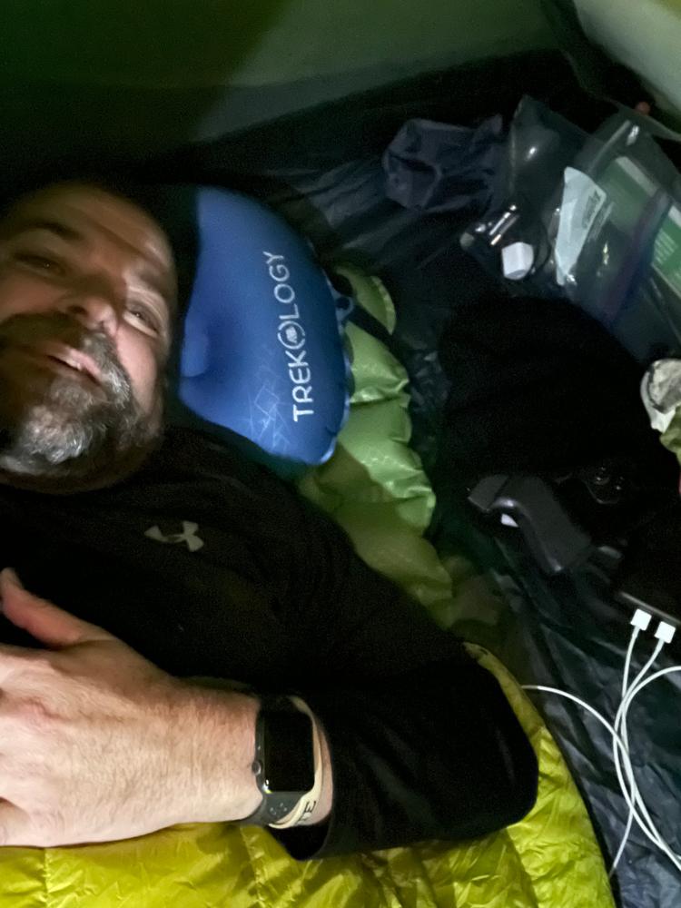 TREKOLOGY ALUFT 2.0 INFLATABLE PILLOW FOR CAMPING - Customer Photo From Nick Stefanko