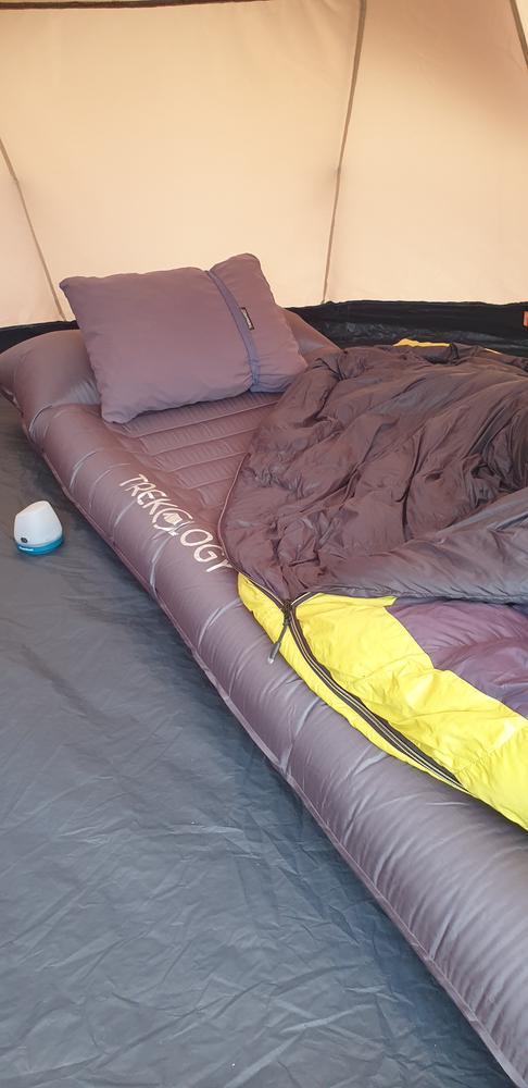 UL140 : Thick Air Sleeping Mat with Built-in Inflator Pump - Customer Photo From Colin 