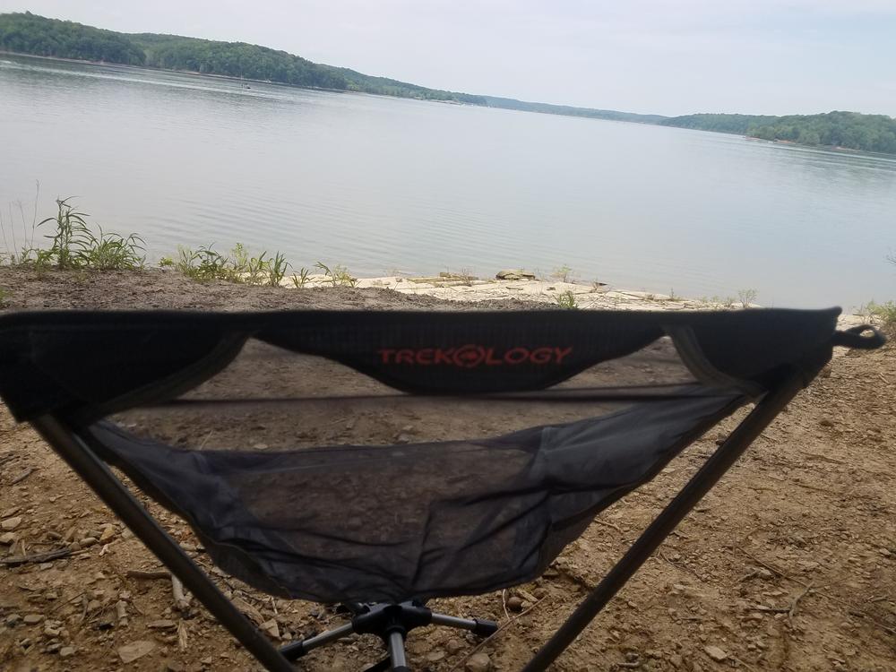 YIZI-LITE : 750g Lightweight Camping Chair - Customer Photo From Fred Moore