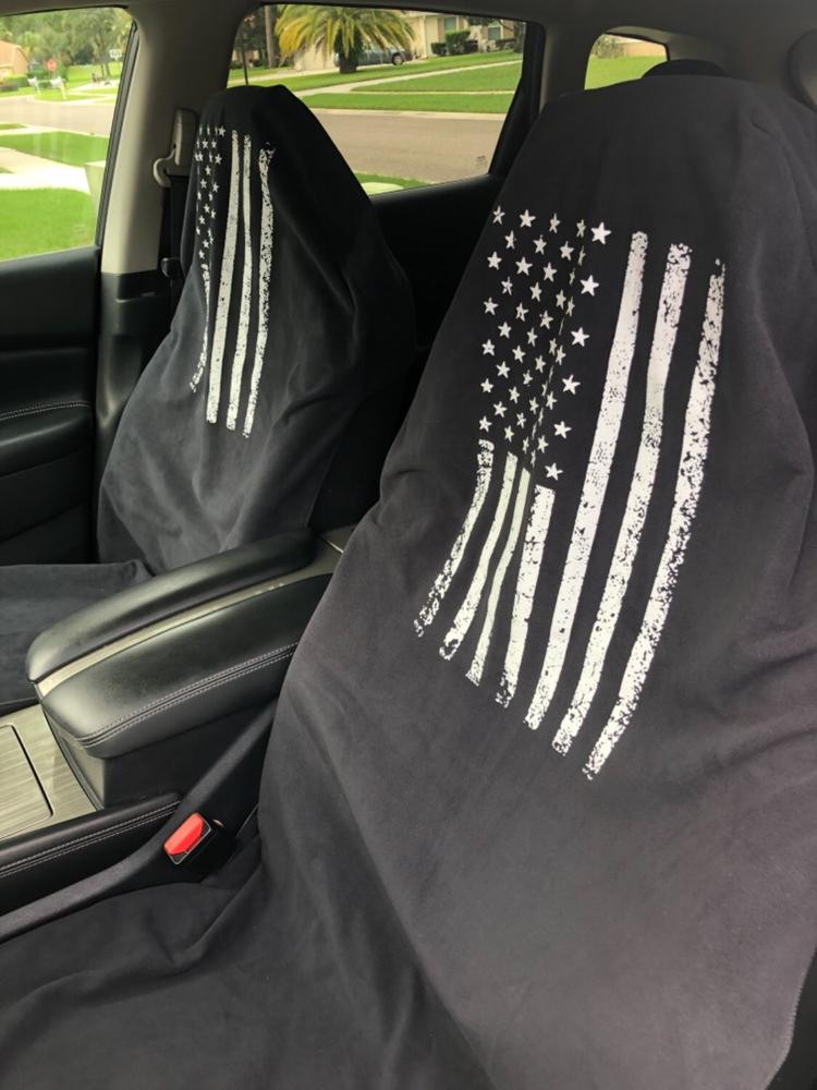 UltraSport SeatShield - USA Flag - Customer Photo From Oscar Sanchez