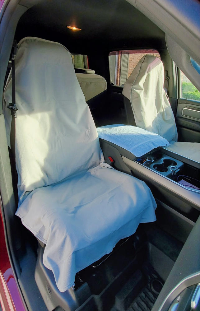 EliteSport+ Non-Slip Waterproof Seat Cover - Gray - Customer Photo From Howard Rosen
