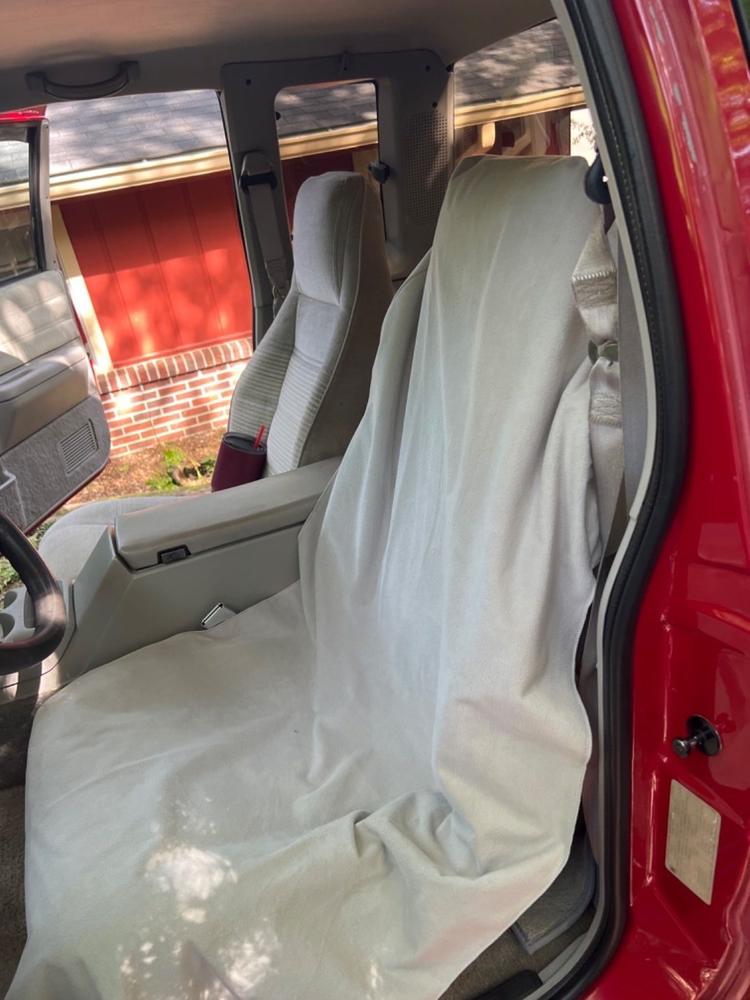 UltraSport SeatShield - Waterproof Car Seat Protector - Gray - Customer Photo From Andrea Williams