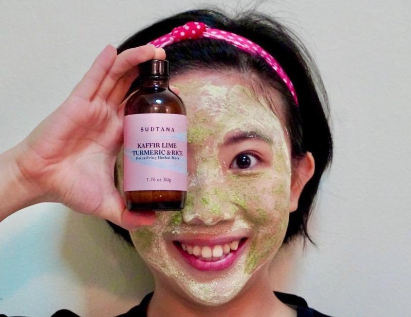 SUDTANA Kaffir Lime, Turmeric & Rice Detoxifying Herbal Mask - Customer Photo From Kok Ming Wei