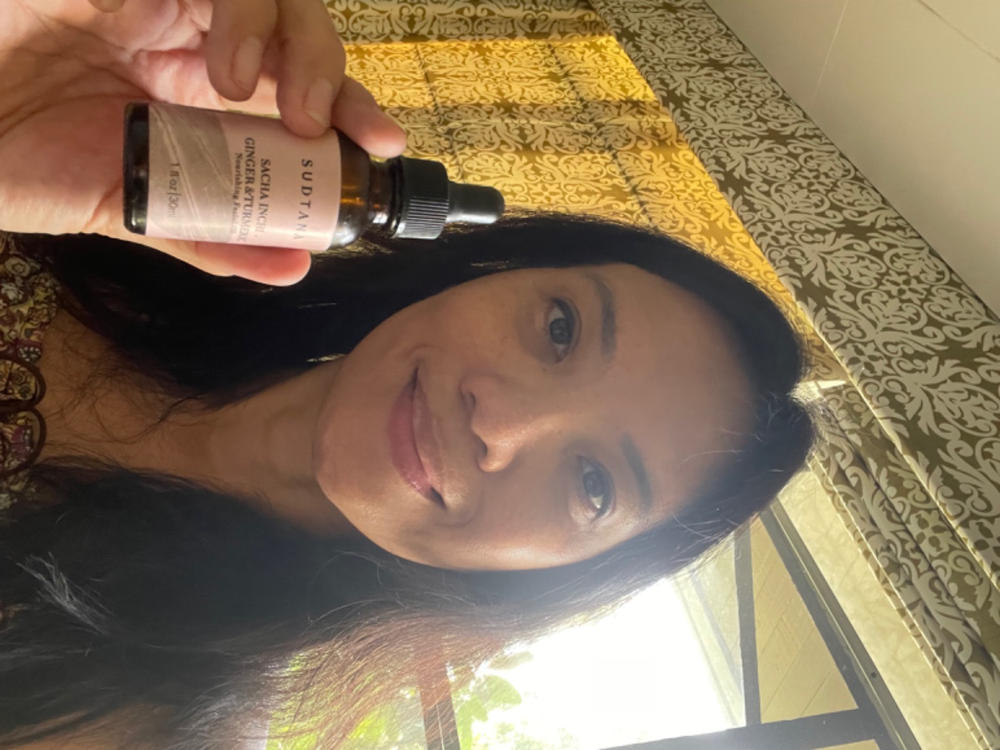 SUDTANA Sacha Inchi Ginger & Turmeric Nourishing Facial Oil - Customer Photo From Geraldine Olivares