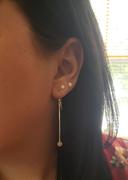 Kitty Stoykovich Designs Long Silver Stick with Stone Earrings Review