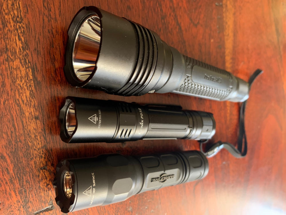 Fenix PD32 V2.0 1200 Lumens Flashlight - Customer Photo From Dustin Sauter
