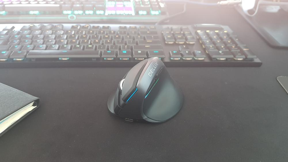 Delux Mini Vertical Ergonomic Mouse - Customer Photo From Isaiah F.