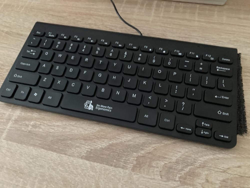 Compact Ergonomic Keyboard - Customer Photo From Tek L.