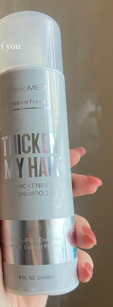 THICKEN MY HAIR - Daily Cleanser Thickening Shampoo - Customer Photo From Makayla Fehr