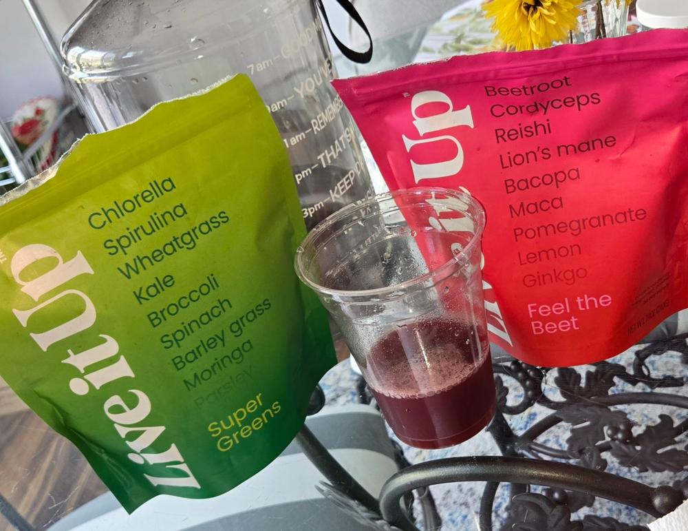 Feel The Beet: beet root powder with adaptogens - Customer Photo From Deborah T.