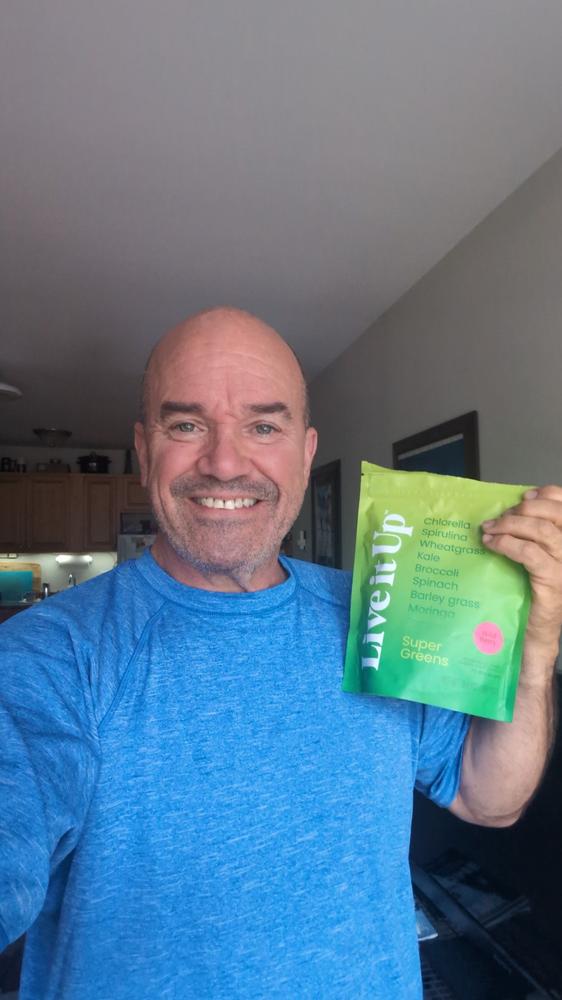 Super Greens: all-natural greens powder for daily health - Customer Photo From David R.