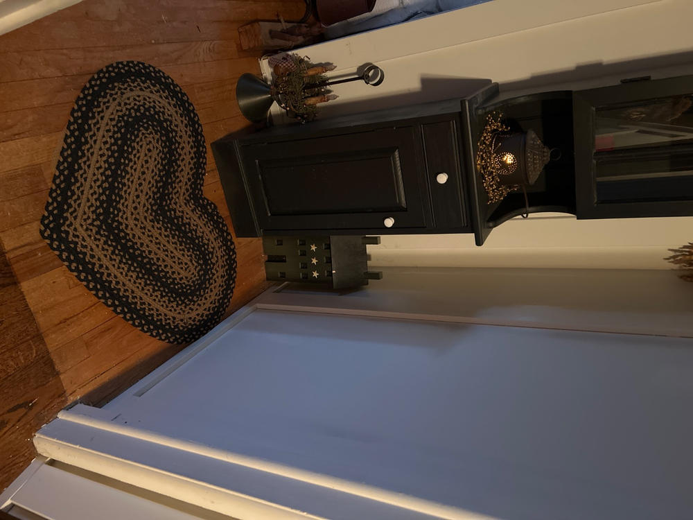 Braided Ebony Heart Rug - Customer Photo From Anonymous