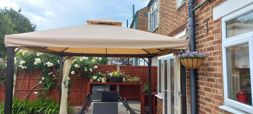 Canopy for 3m x 3m Patio Gazebo - Two Tier - Customer Photo From Peter Rowe