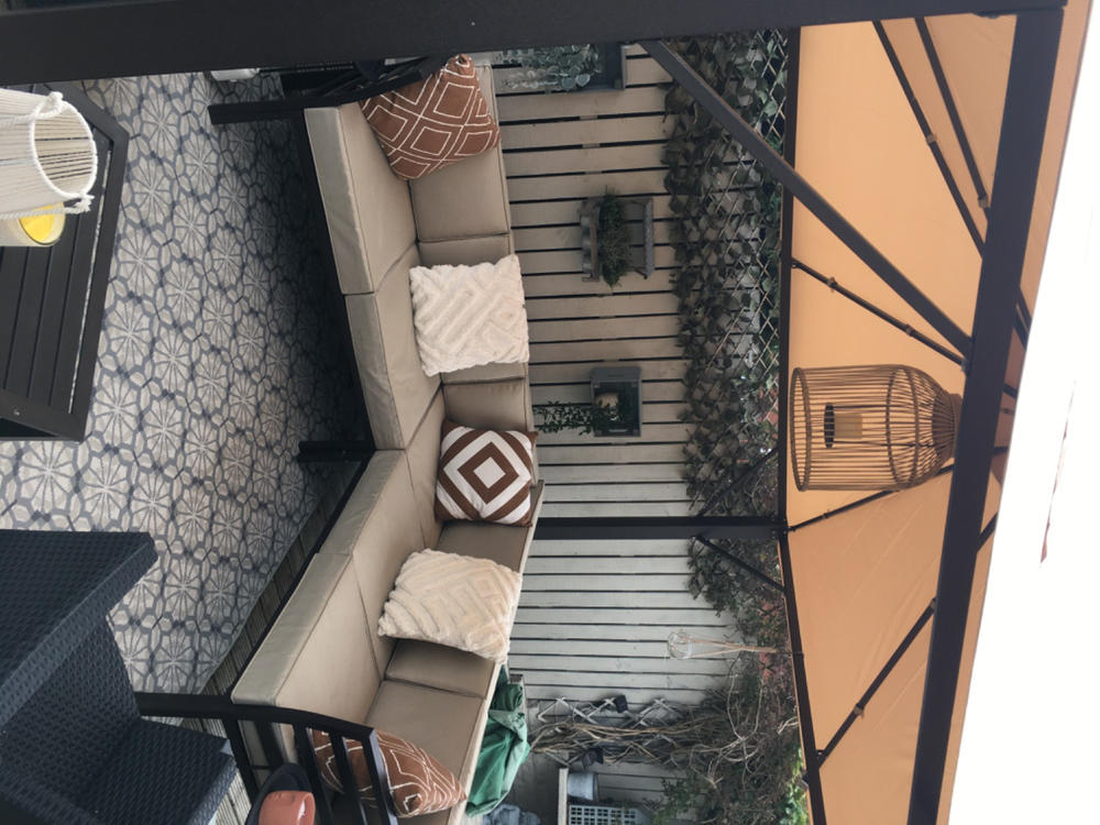Canopy for 3m x 3m Patio Gazebo - Single Tier - Customer Photo From KATHLEEN OXBERRY