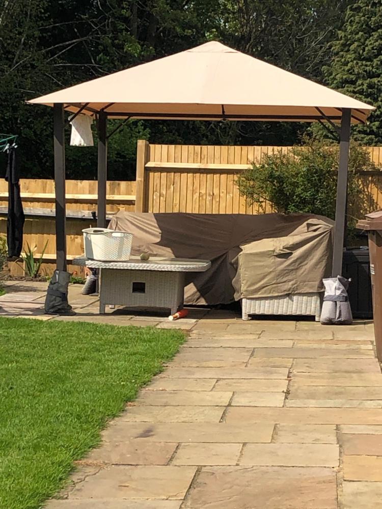 Canopy for 3m x 3m Glendale Venice Patio Gazebo - Single Tier - Customer Photo From ANGELA COX