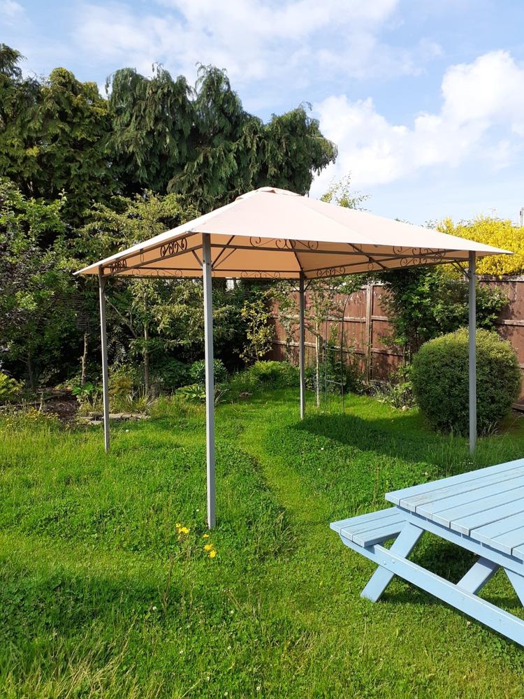 Canopy for 3m x 3m Patio Gazebo - Single Tier - Customer Photo From JULIE ATKINS