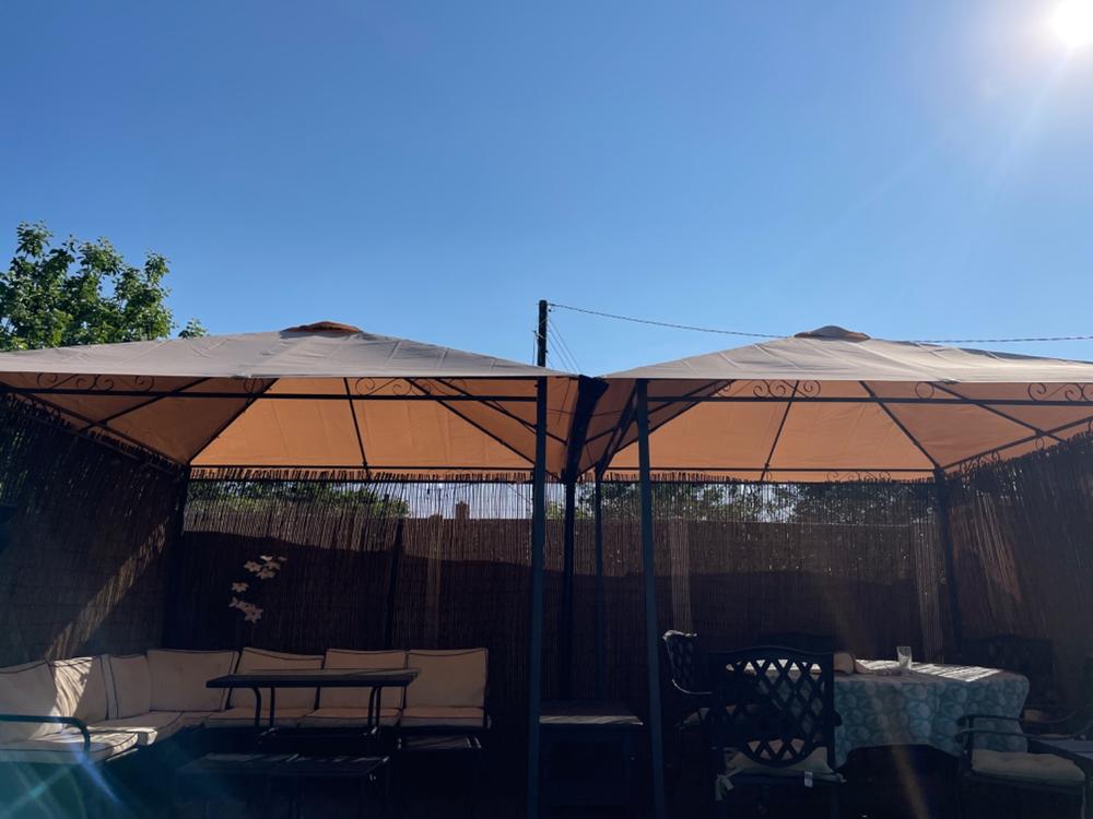 Canopy for 3m x 3m Stockton Patio Gazebo - Single Tier - Customer Photo From Suzanne Swindley