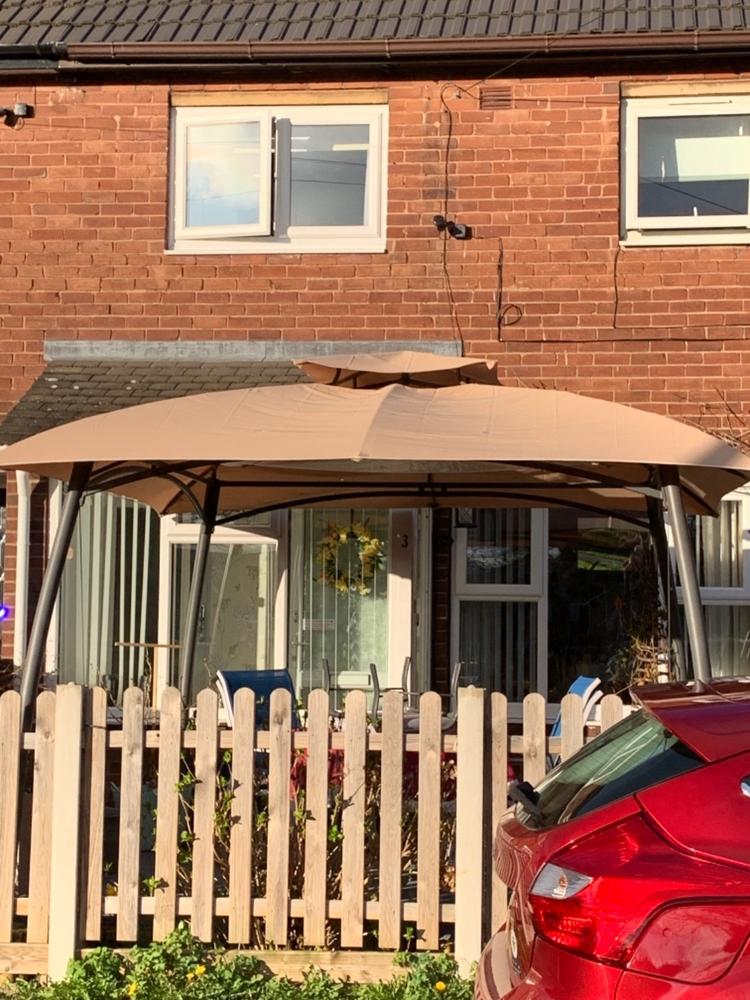 Canopy for 3m x 3m Patio Gazebo - Two Tier - Customer Photo From Carl Radford