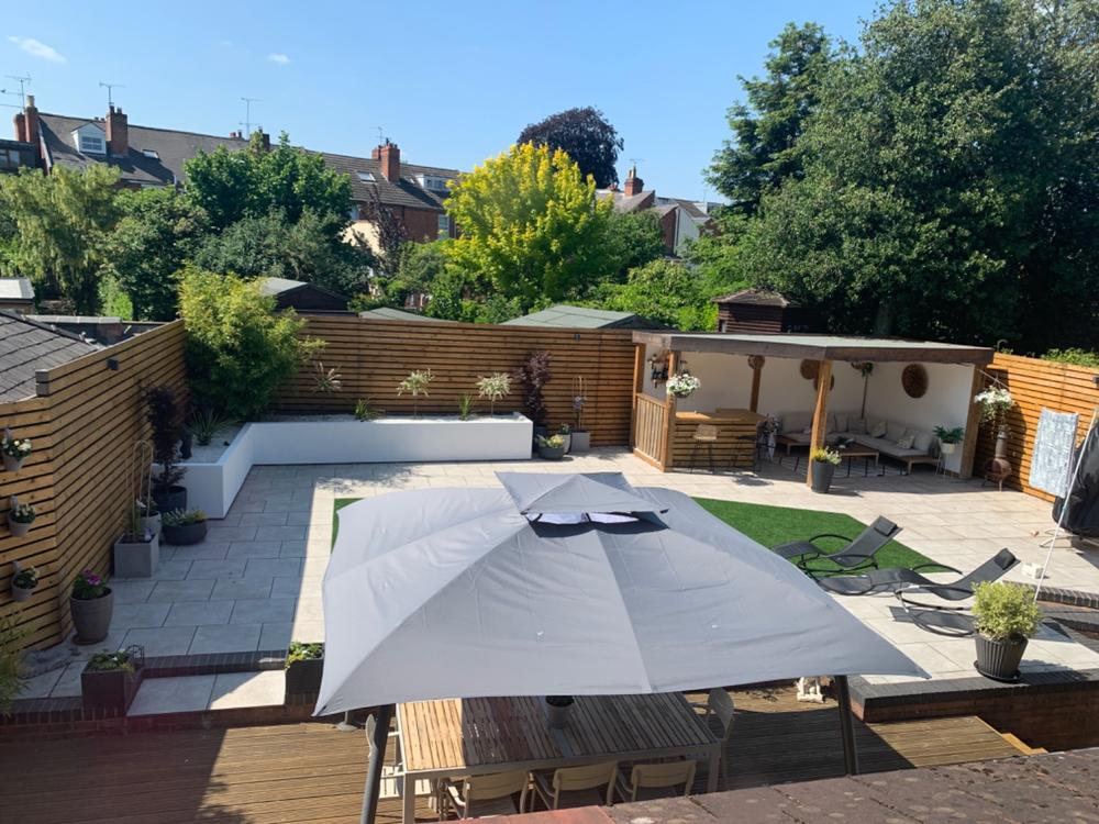 Canopy for 3m JTF Burano Patio Gazebo (327cm Actual Width) - Two Tier - Customer Photo From Anonymous