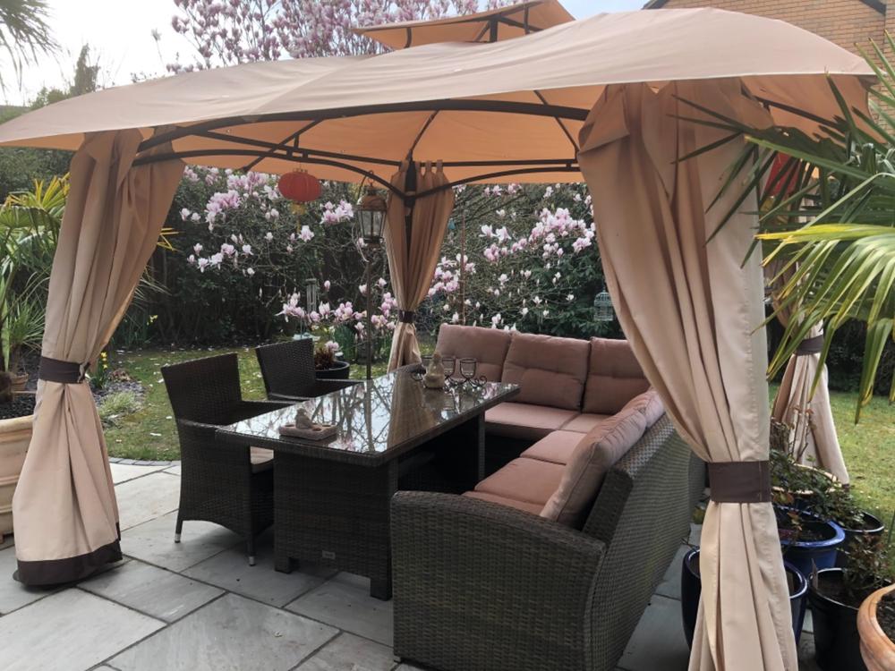 Canopy for 3m x 3m Patio Gazebo - Two Tier - Customer Photo From Paul Hills
