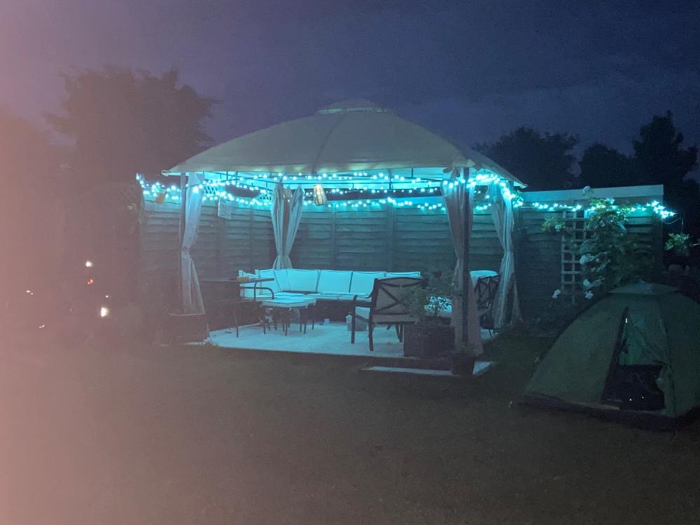 Canopy for 3m x 3.6m Homebase Dome Patio Gazebo - Two Tier - Customer Photo From Gemma Masham