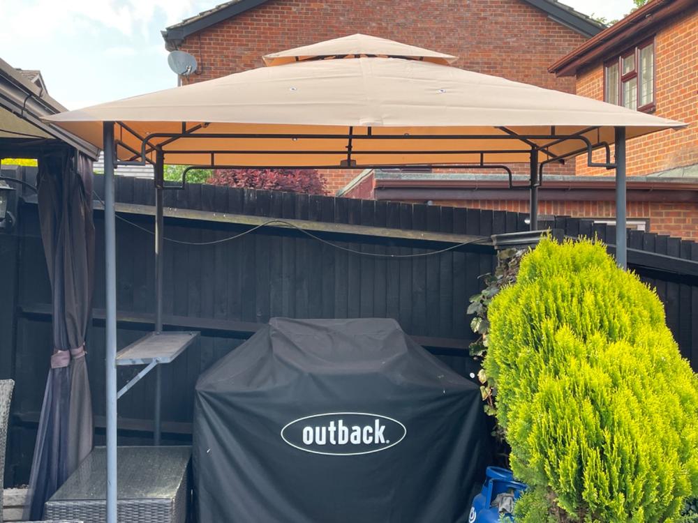 Canopy for 2.5m x 1.5m Argos BBQ Patio Gazebo - Two Tier - Customer Photo From Anonymous