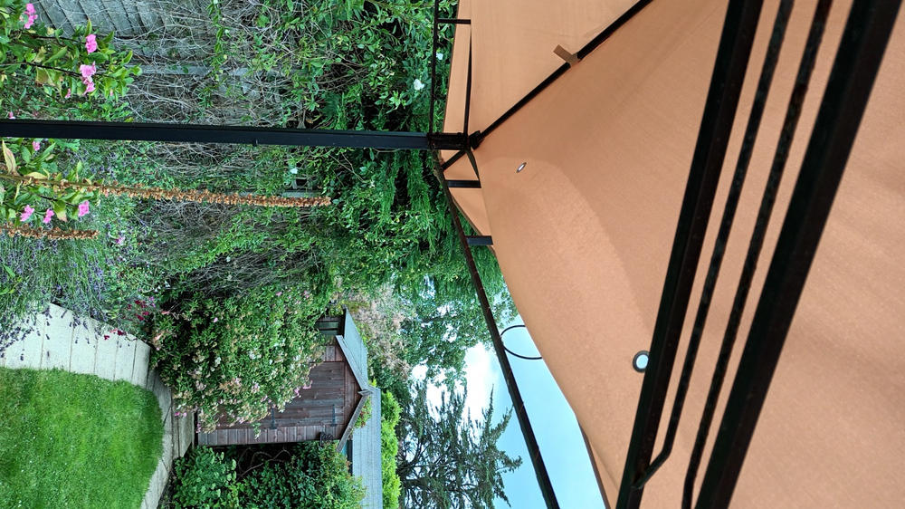 Canopy for 2.4m x 2.4m Aldi Gardenline Bar Patio Gazebo - Two Tier - Customer Photo From Dave Saunders