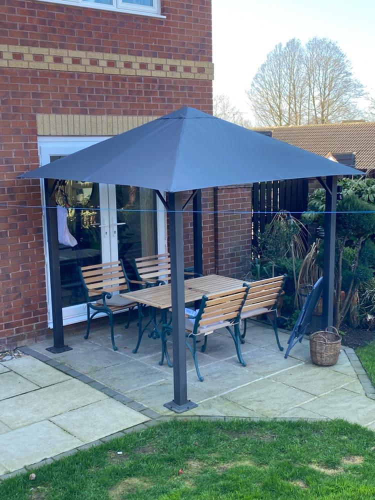 Canopy for 2.5m x 2.5m Glendale Patio Gazebo - Single Tier - Customer Photo From Andy Gardner