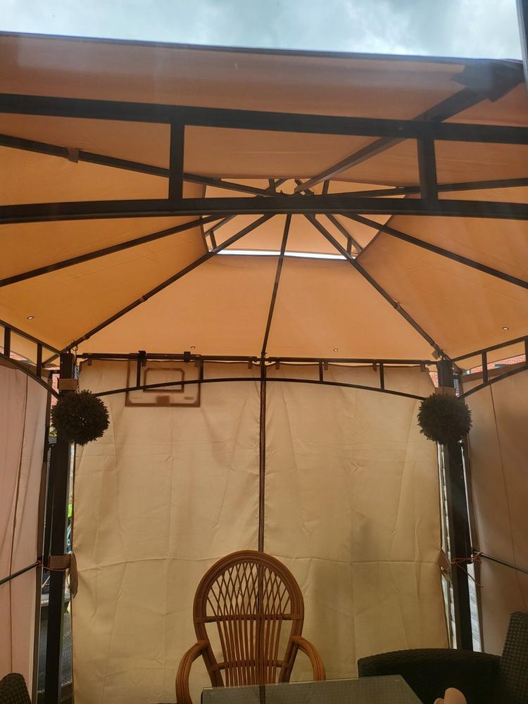 Canopy for 2.5m x 2.5m Homebase Extending Patio Gazebo - Two Tier - Customer Photo From Kelly Marson