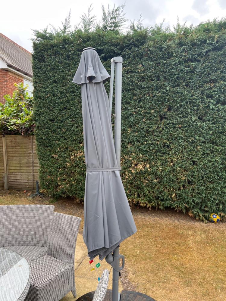 Canopy for 3.46m Round B&Q Blooma Mallorca Cantilever Overhanging Parasol/Umbrella - 8 Spoke - Customer Photo From Anonymous