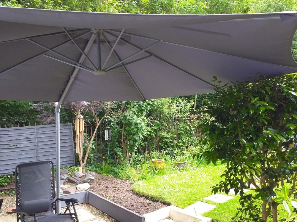 Canopy for 3.46m Round B&Q Blooma Mallorca Cantilever Overhanging Parasol/Umbrella - 8 Spoke - Customer Photo From Diane Ludkin