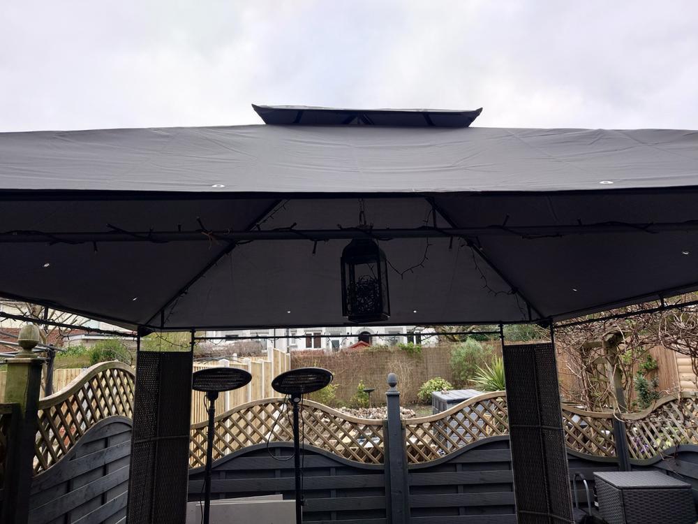 Canopy for 3m x 3m Homebase Florence Patio Gazebo - Two Tier - Customer Photo From Mark Stockwell