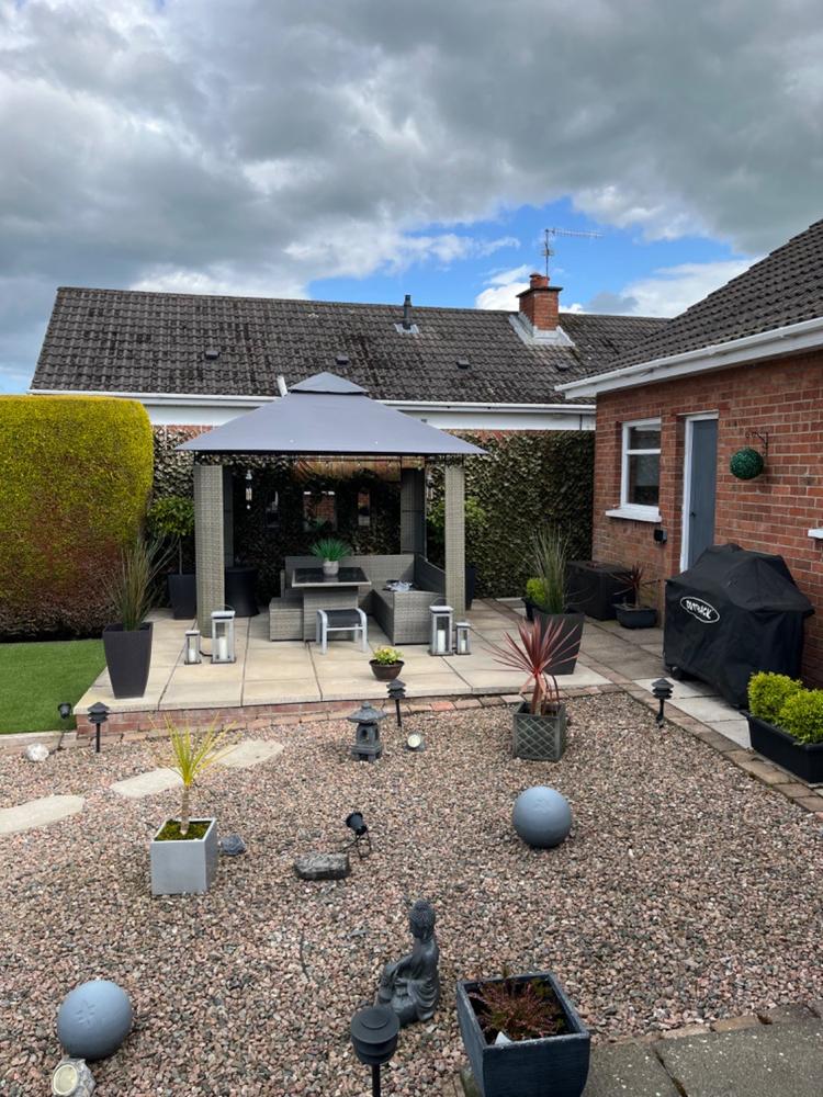 Canopy for 3m x 3m Homebase Florence Patio Gazebo - Two Tier - Customer Photo From Josephine MCSORLEY