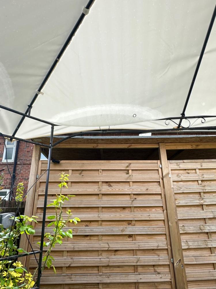 Canopy for 2.9m x 2.9m Aldi Gardenline Decorative Patio Gazebo - Two Tier - Customer Photo From Tony Ripley
