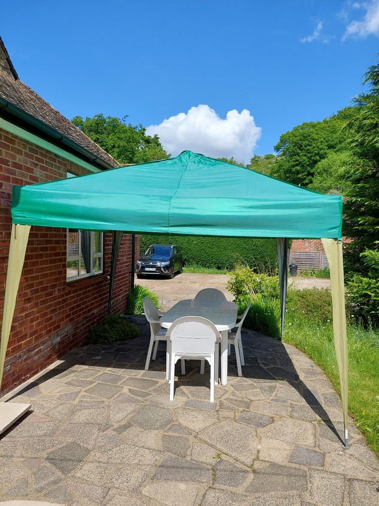 Canopy for 3m x 3m Heavy Duty Pop Up Gazebo - Waterproof - Customer Photo From Allan Jones