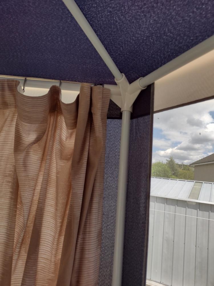 Roof Corner Connector (Hex Gazebo) - 4-Way - 20mm- 23mm- 26mm diameters - Customer Photo From Anonymous