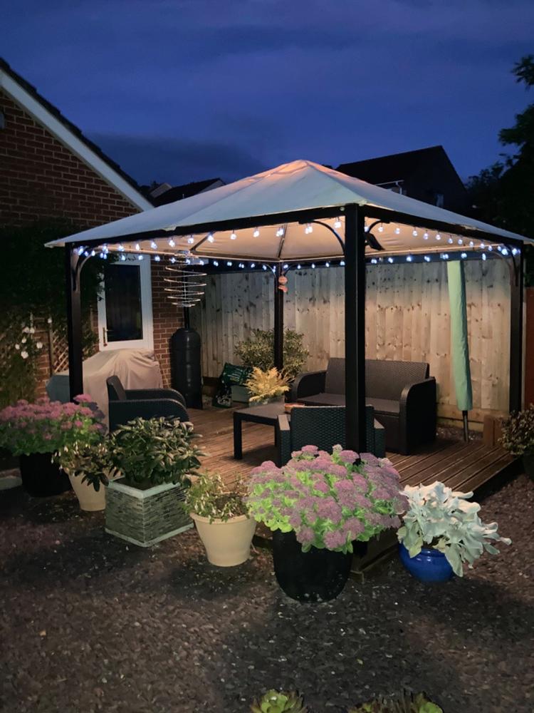 Canopy for 3m x 3m Camelot Full Steel Patio Gazebo - Single Tier - Customer Photo From Jennifer Randall